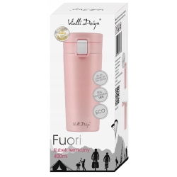 Kubek termiczny FUORI różowy Vialli Design 400ml