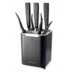 Ociekacz na sztućce Vialli Design LIVIO DUO czarny