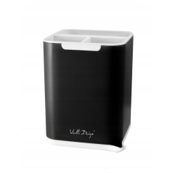 Ociekacz na sztućce Vialli Design LIVIO DUO czarny