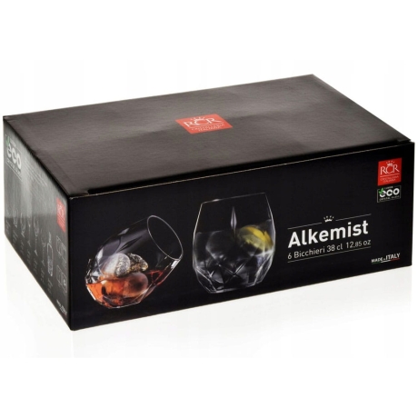 Przejdź do produktu Kryształowe szklanki do drinków RCR Alkemist 380ml
