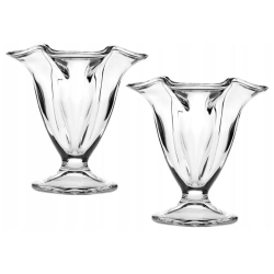 Pasabahce CANADA 2 pucharki do lodów deserów 180ml