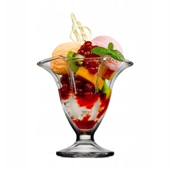 Pasabahce CANADA 2 pucharki do lodów deserów 180ml