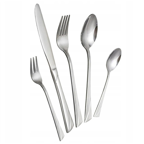 Przejdź do produktu Hoffner zestaw sztućce matowy 30el. komplet 7207S