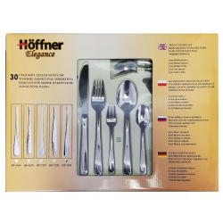 Hoffner zestaw sztućce matowy 30el. komplet 7207S
