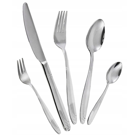 Przejdź do produktu Hoffner zestaw sztućce matowy 30el. komplet 7330S