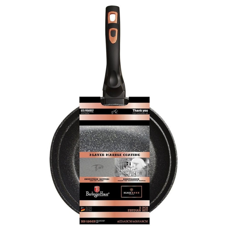 Zestaw 2 patelni 22/26 cm Berlinger Haus BH-1644NF