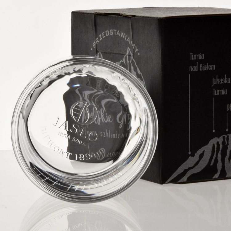 Szklanka do whisky JASŁO Polskie GÓRY na prezent | GIEWONT