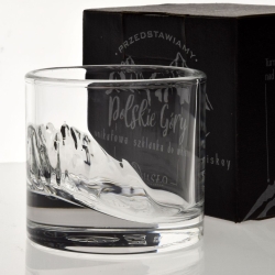 Szklanka do whisky JASŁO Polskie GÓRY na prezent | GIEWONT