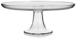 Szklana patera z kloszem pokrywą ciasto tort 30cm