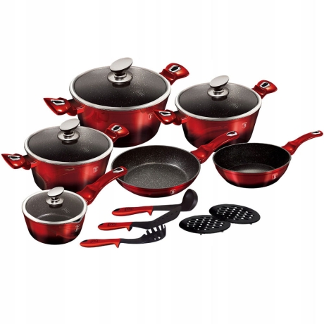 Przejdź do produktu Zestaw garnków indukcja Berlinger Haus BH-1632N