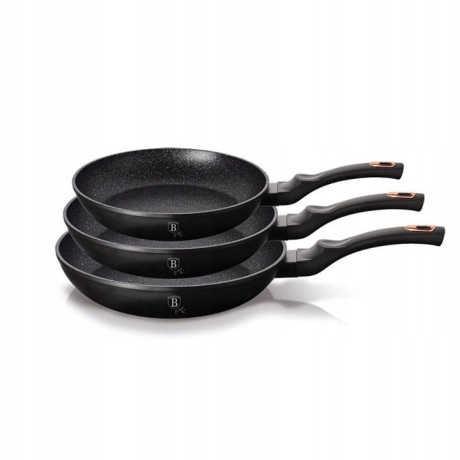 Przejdź do produktu Zestaw 3 patelni indukcja Berlinger Haus BH-6158F