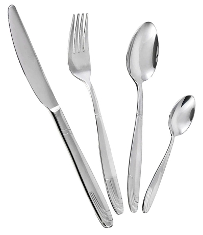 Przejdź do produktu Hoffner zestaw sztućców połysk 24el. komplet 7330 