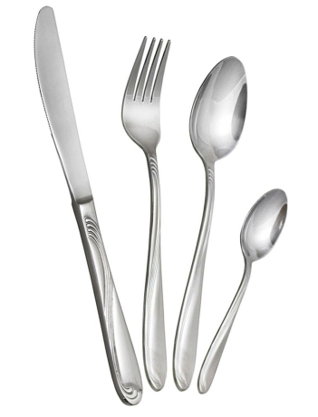 Przejdź do produktu Hoffner zestaw sztućców połysk 24el. komplet 2670