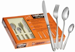 Hoffner zestaw sztućców połysk 24el. komplet 2670