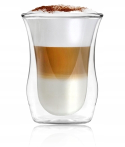 Szklanki termiczne do kawy latte 300ml 6szt Vialli Design Vita