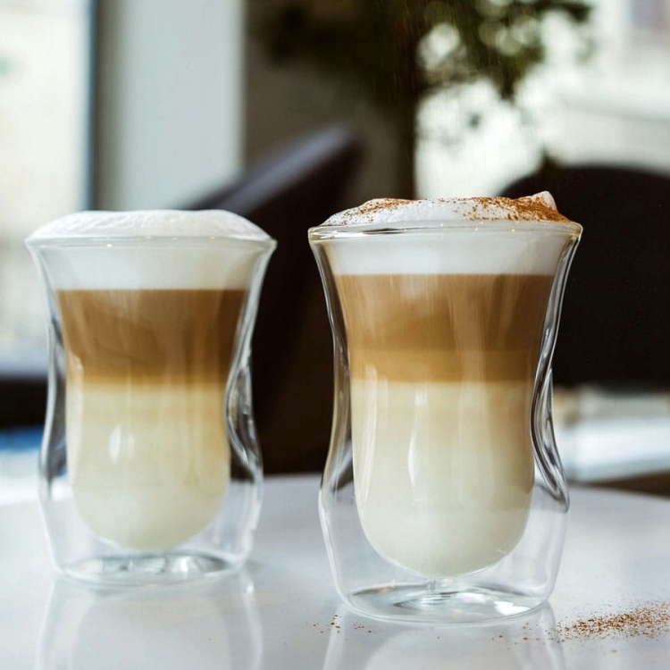 Szklanki termiczne do kawy latte 300ml 6szt Vialli Design Vita