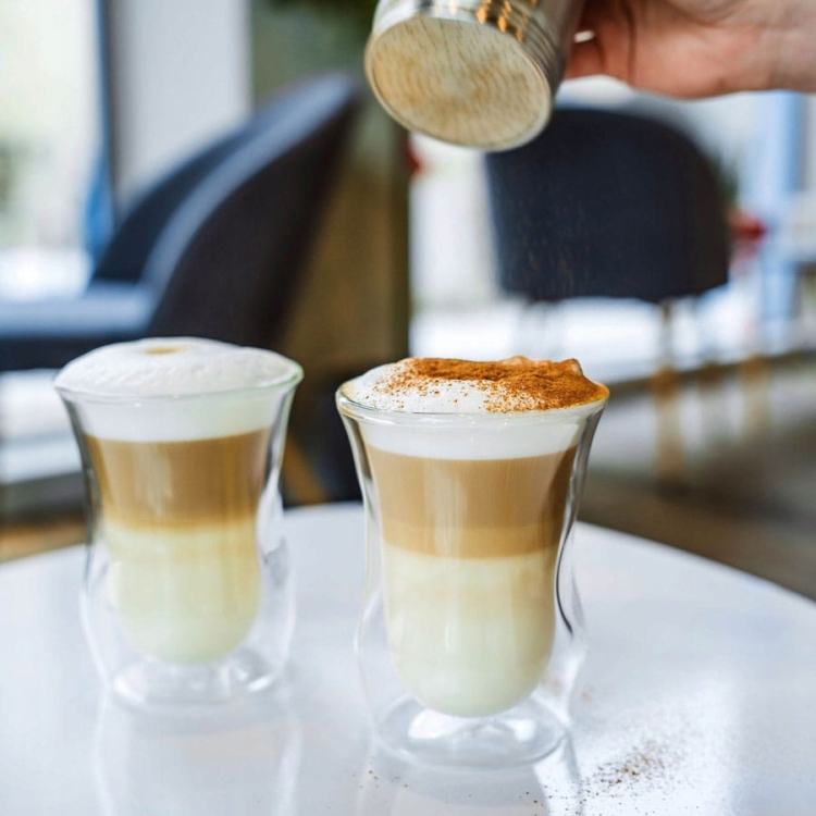 Szklanki termiczne do kawy latte 300ml 6szt Vialli Design Vita