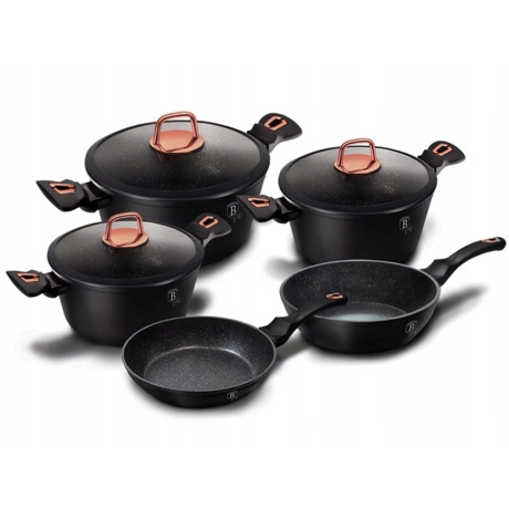 Przejdź do produktu Zestaw garnków indukcja Berlinger Haus BH-1645N