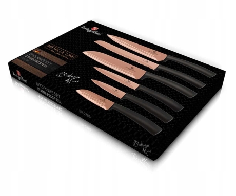 Przejdź do produktu Zestaw noże kuchenne Berlinger Haus ROSE GOLD 6el. BH-2386