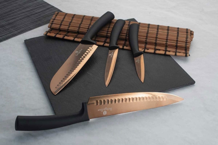 Zestaw noże kuchenne Berlinger Haus ROSE GOLD 6el. BH-2386