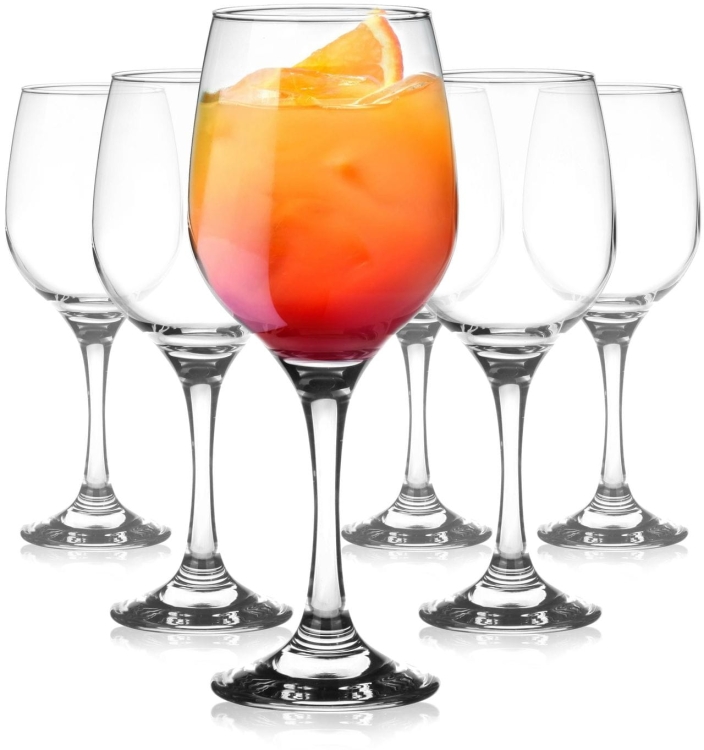 Zestaw 6 kieliszków do wina białego 250ml