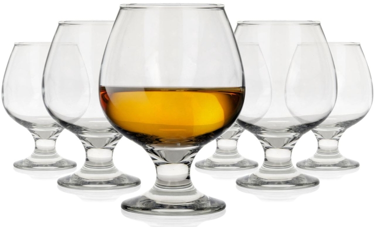 Klasyczne kieliszki do koniaku brandy 350ml - 6szt
