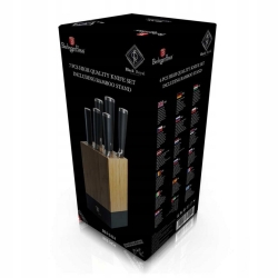 Noże w bloku stojaku Berlinger Haus BLACK ROYAL