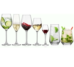 Komplet kieliszków i szklanek KROSNO Splendour 42el.