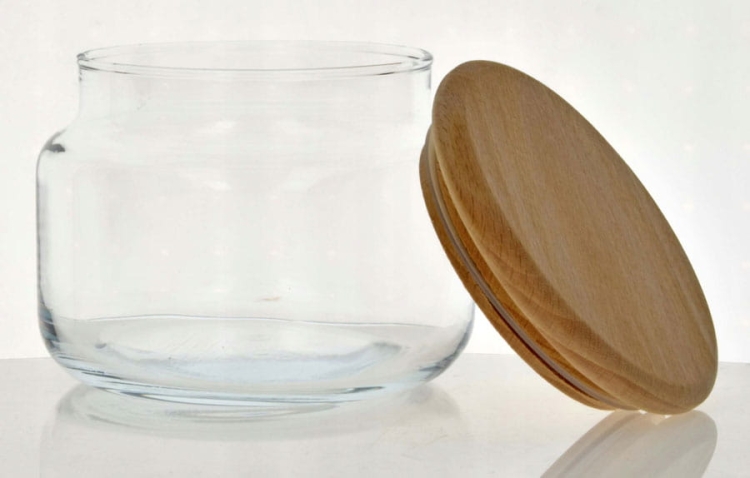 Pojemnik szklany słoik do sypkich produktów 350ml