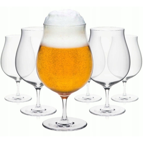 Przejdź do produktu RONA kryształowe pokale kieliszki do piwa 540ml 6szt.