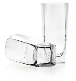 Wysokie szklanki do soku drinków AMBITION Paradise 330 ml 6 sztuk