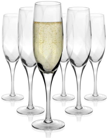 Przejdź do produktu Kieliszki do szampana KROSNO Handmade ROMANCE 170ml