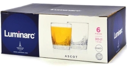 LUMINARC Ascot komplet szklanek do whisky 300ml