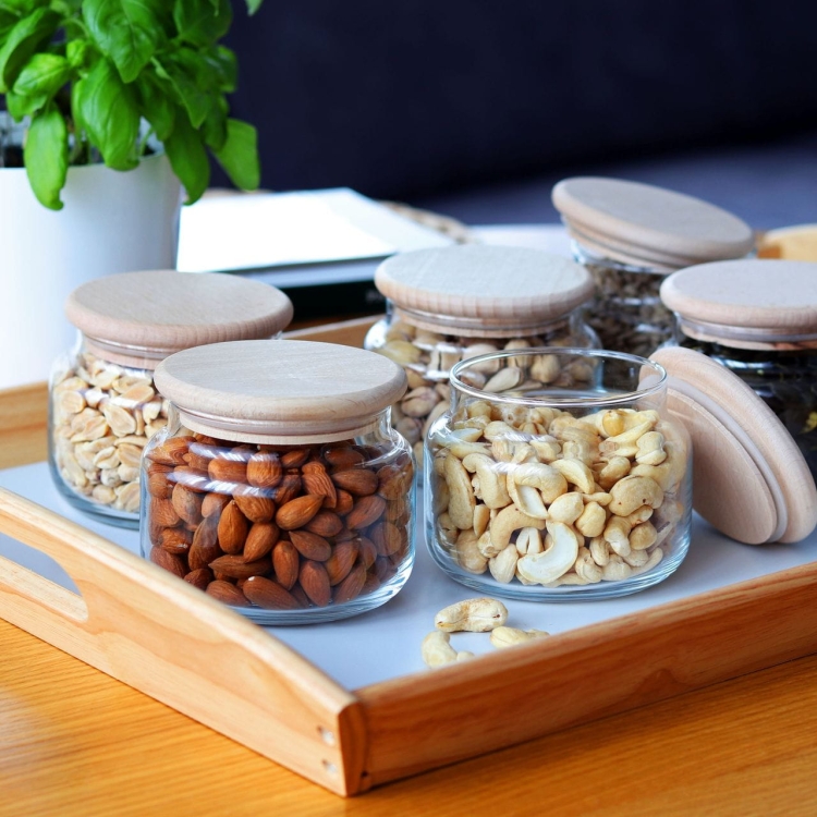 Pojemnik szklany słoik do sypkich produktów 350ml