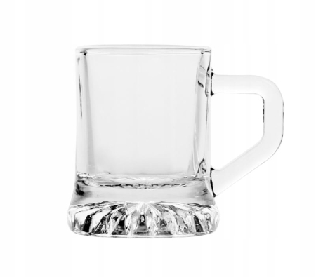 Przejdź do produktu Kieliszki z uszkiem do wódki likieru "KUFELKI" Qfelki 30/25ml 6szt | NISKIE