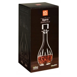 Kryształowa karafka wina nalewek RCR Opera 900ml