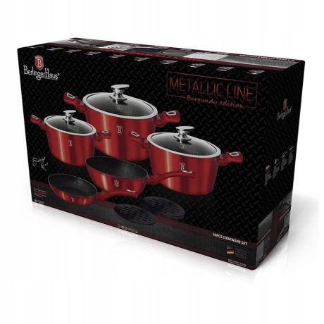 Przejdź do produktu Zestaw garnków indukcja Berlinger Haus BH-1222