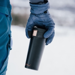 Vialli Design Kubek termiczny 400ml FUORI czarny