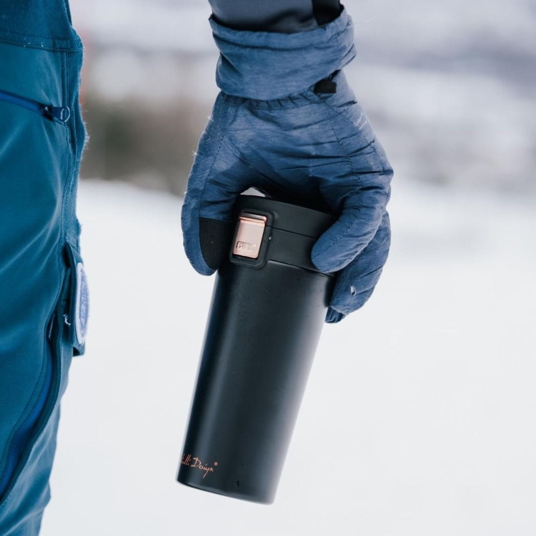 Vialli Design Kubek termiczny 400ml FUORI czarny