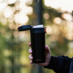 Vialli Design Kubek termiczny 400ml FUORI czarny