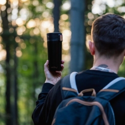 Vialli Design Kubek termiczny 400ml FUORI czarny