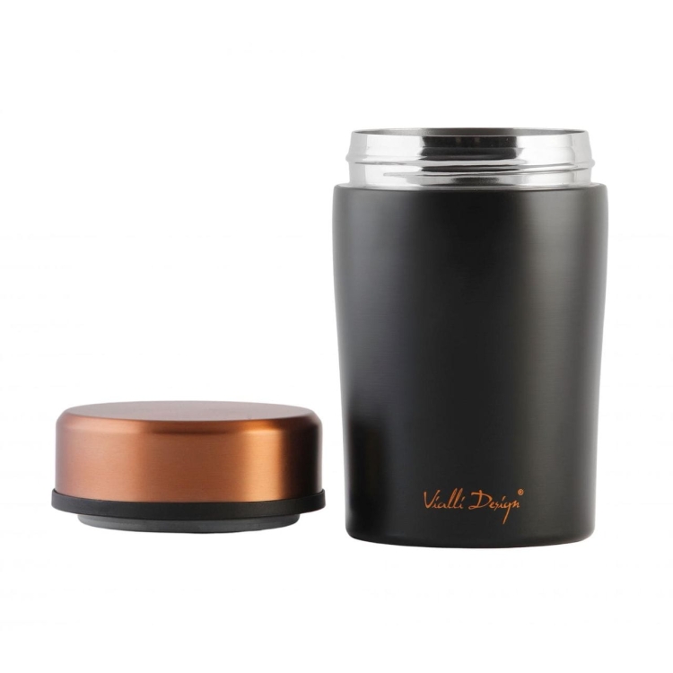 Vialli Design Termos obiadowy 500ml FUORI czarny