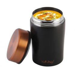 Vialli Design Termos obiadowy 500ml FUORI czarny