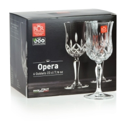 Kryształowe kieliszki do wina RCR Opera 230ml