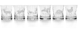 Szklanki do whisky "Myśliwskie" 290ml w skrzynce (4)