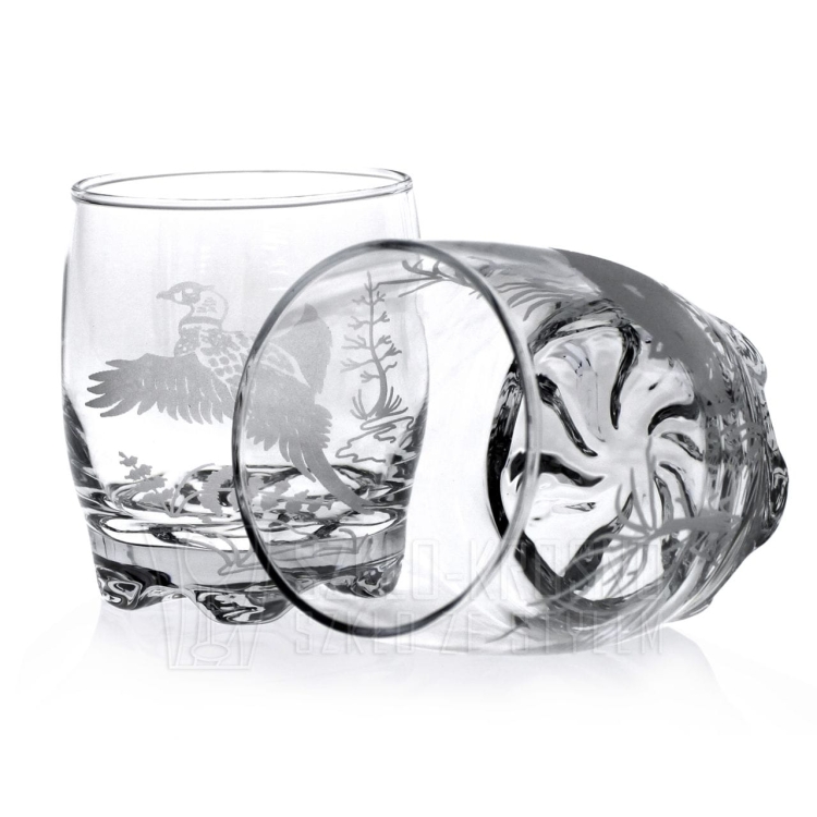 Szklanki do whisky "Myśliwskie" 250ml w skrzynce (5)