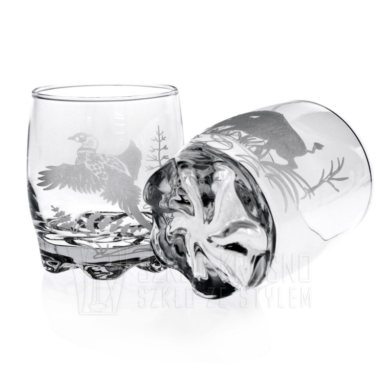 Szklanki do whisky "Myśliwskie" 250ml w skrzynce (5)