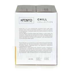 Wysokie szklanki do piwa KROSNO Chill 500 ml