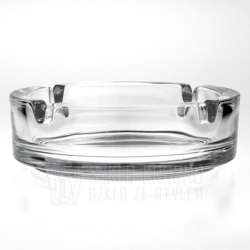 Szklana popielnica / popielniczka bezbarwna 10,7cm HS Jasło