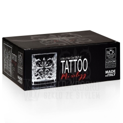 Ekskluzywne szklanki do whisky RCR TATTOO 340ml